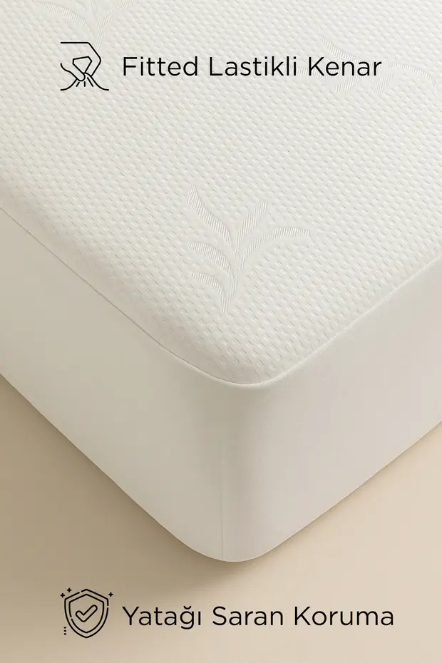 Bambu Premium Sıvı Geçirmez Fitted Alez | Bambu Ultra Sessiz Yatak Koruyucu